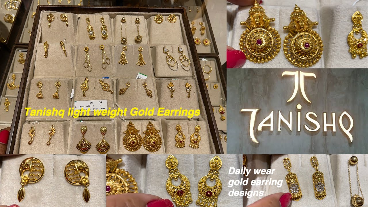 Enticing Sui Dhaga 3 Layer Gold Drop Earrings