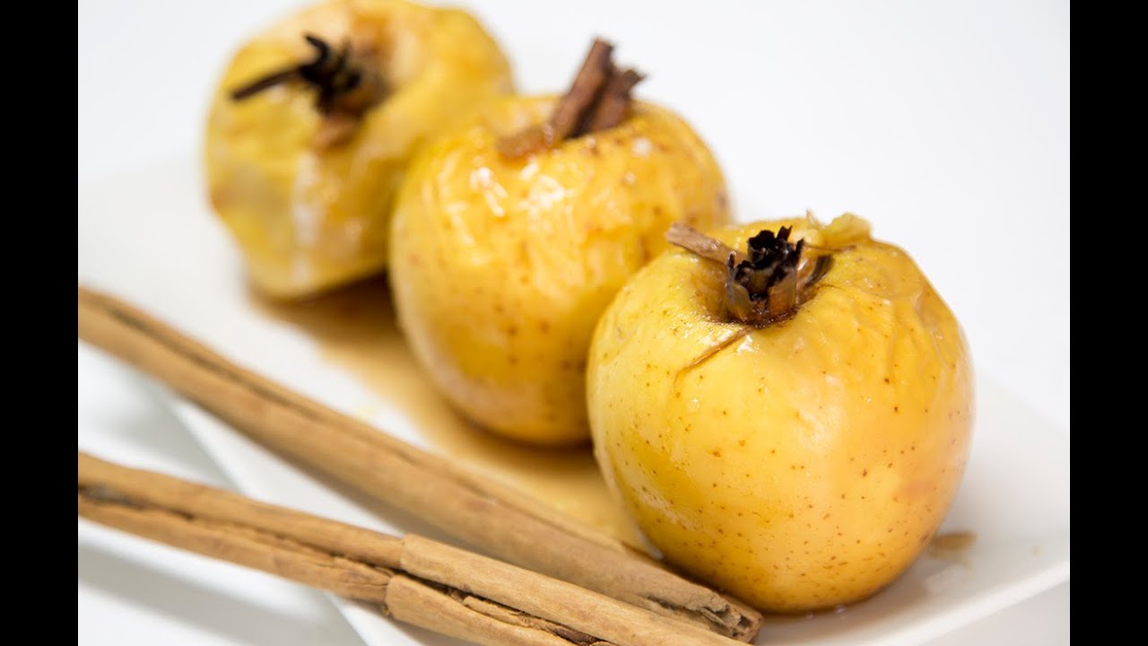Manzana asada es astringente