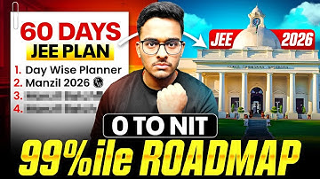 JEE Mains 2026: Guaranteed 99%ile if you start now🔥| Last 60 Days Complete Planner for JEE 2026