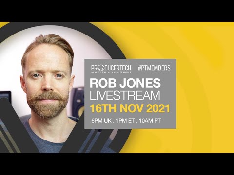 Rob Jones Member Livestream Tuesday 16th November 2021 - Latest News, Loopcloud Drum & Production QnA