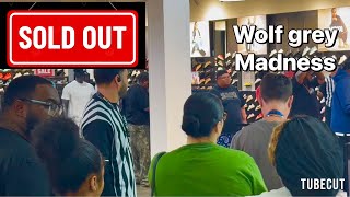 SOLD OUT 🤯  I TOOK L’S ON THE WOLF GREY AIR JORDAN 5’S TODAY , MALL VLOG