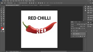 How to Manipulate Text in Photoshop Red Chili ||Red Chilli Typography #photoshop #Typography