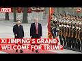 Trump In China LIVE: Xi Jinping Hosts Grand Welcome For Trump In Beijing | US-Iran War | Trump News