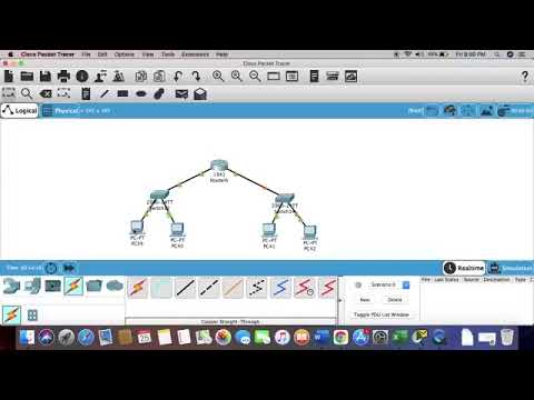 Basic network Configuration tutorial   Cisco packet tracer   Step by Step   Simple PDU 720p EN