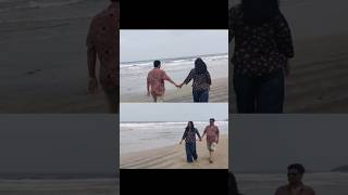 😍💖🥰❤️Hum Tum kitne paas kitne dur hai Chand sitare.#shortvideo #youtube #beach #arevahre #couple