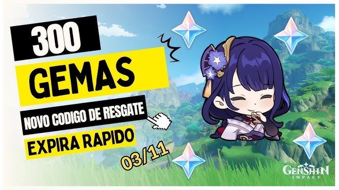 GENSHIN IMPACT Dicas Como Resgatar Códigos de Resgate Gemas Grátis