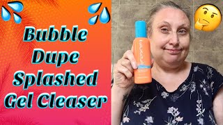 Reviewing Bubble Gel Cleanser Dupe From B&M
