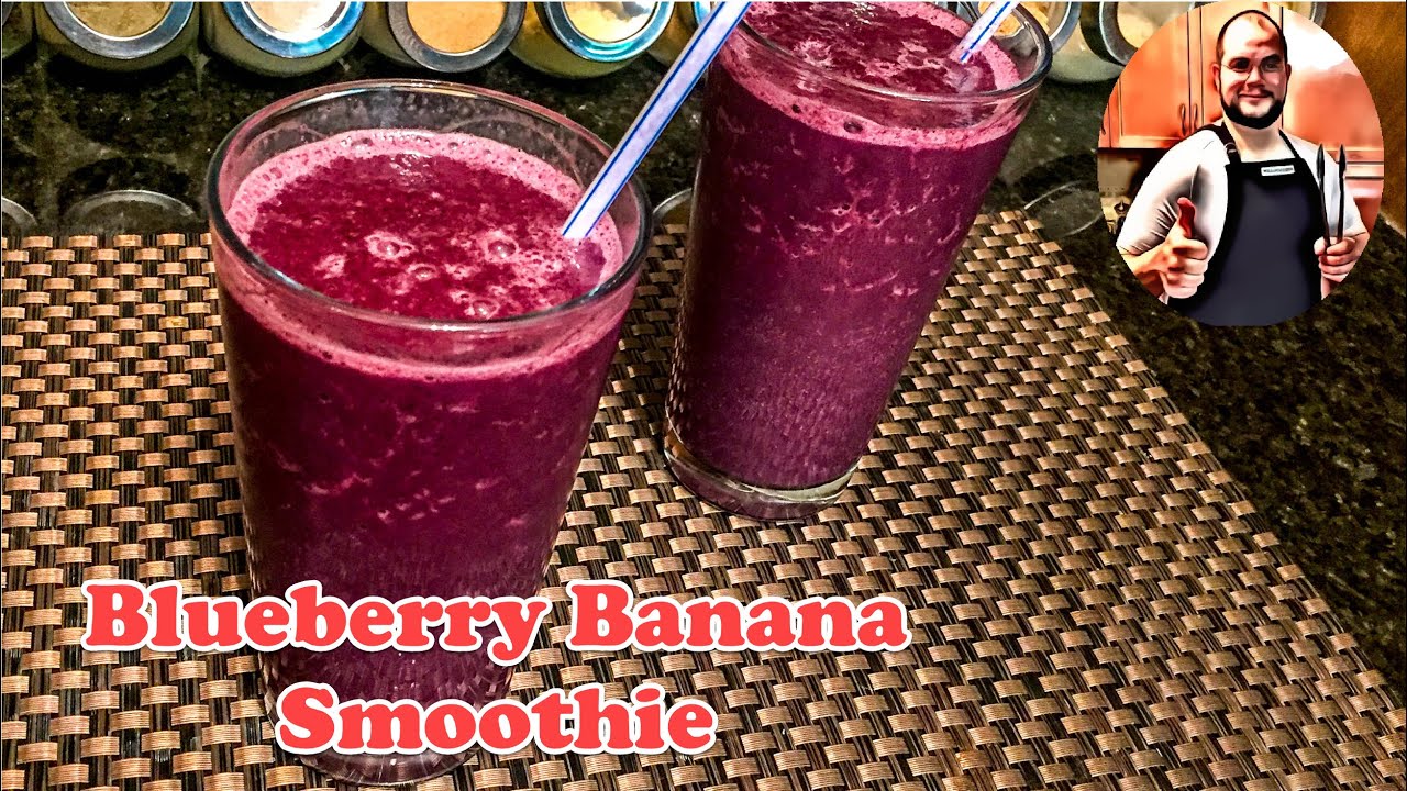 Blueberry Banana Smoothie (Vitamix) YouTube