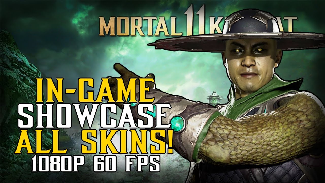 MK11 ALL REPTILE SKINS Intro/Outro & In Game Showcase 1080p 60FPS