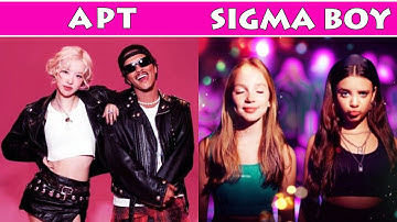 ROSÉ & Bruno Mars - APT vs Sigma Boy: Two Versions, One Choice!