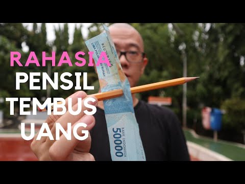 AUTO PANIK !!!  2 TRIK UANG BUAT KIBULIN TEMEN LO INI  (PENSIL TEMBUS UANG)