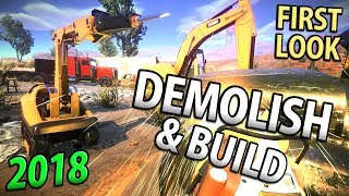DEMOLISH AND BUILD 2018 - Destruction and Machinery!  Beta Demo screenshot 5