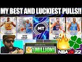 LUCKIEST GALAXY OPAL PULL! 1 MILLION VC PACK OPENING WITH 5 GALAXY OPALS IN PACKS! NBA 2K22 MYTEAM