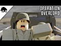 Charging the beachs of d day on roblox  operation overlord