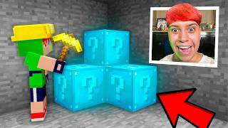 COMO FAZER LUCKY BLOCK DE MINÉRIOS NO MINECRAFT!!