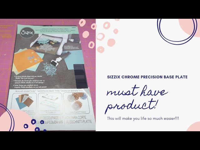 Sizzix Chrome Precision Base Plate for Intricate Thinlits