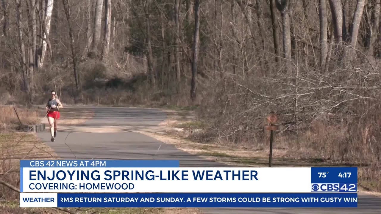 Springlike Warmth Returns Before Weekend Rain & Storms - CBS 42 News at 4 pm