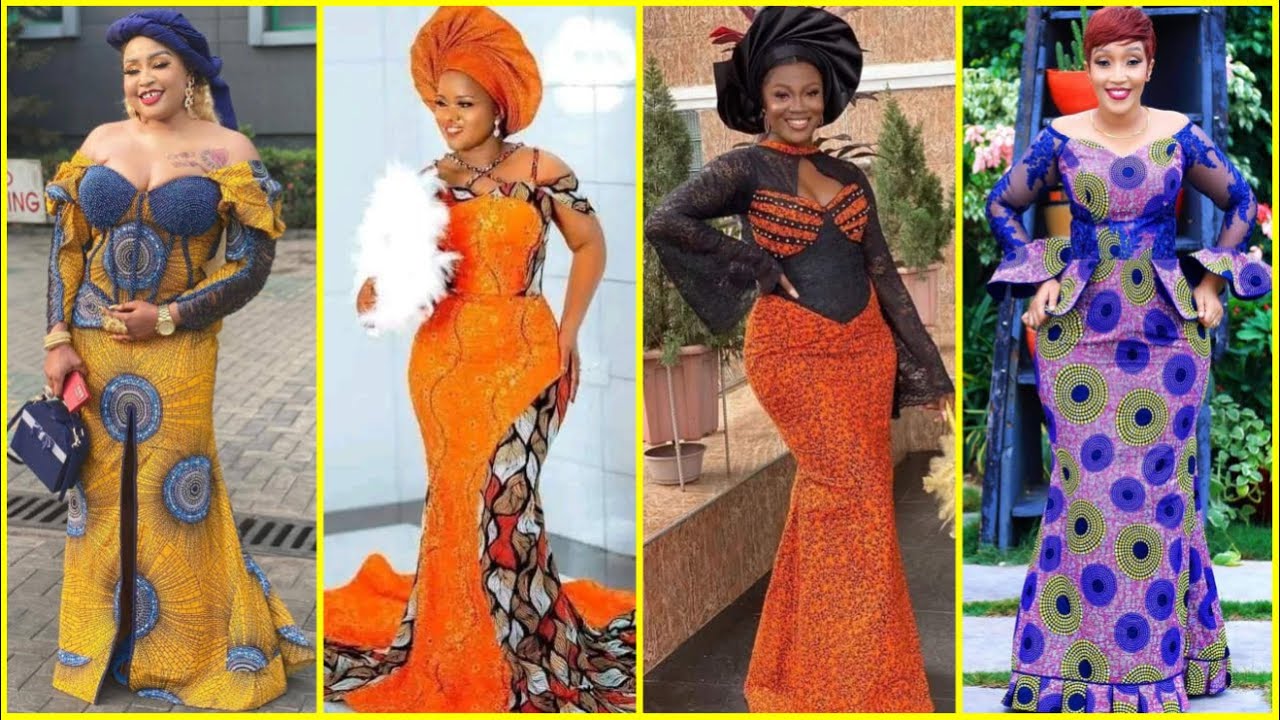 Latest and Cutest Ankara gown styles - Reny styles