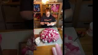 Make a heart wreath using cruffles/woodland ruffles. Look on my channel for the video.