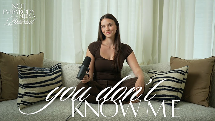 'YOU DON'T KNOW ME' - Not Everybody Needs A Podcast EP. 26