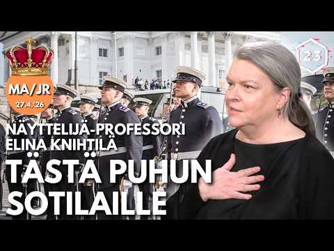 Tästä puhun sotilaiden kanssa - Elina Knihtilä | Heikelä & Koskelo 23 minuuttia | 1354