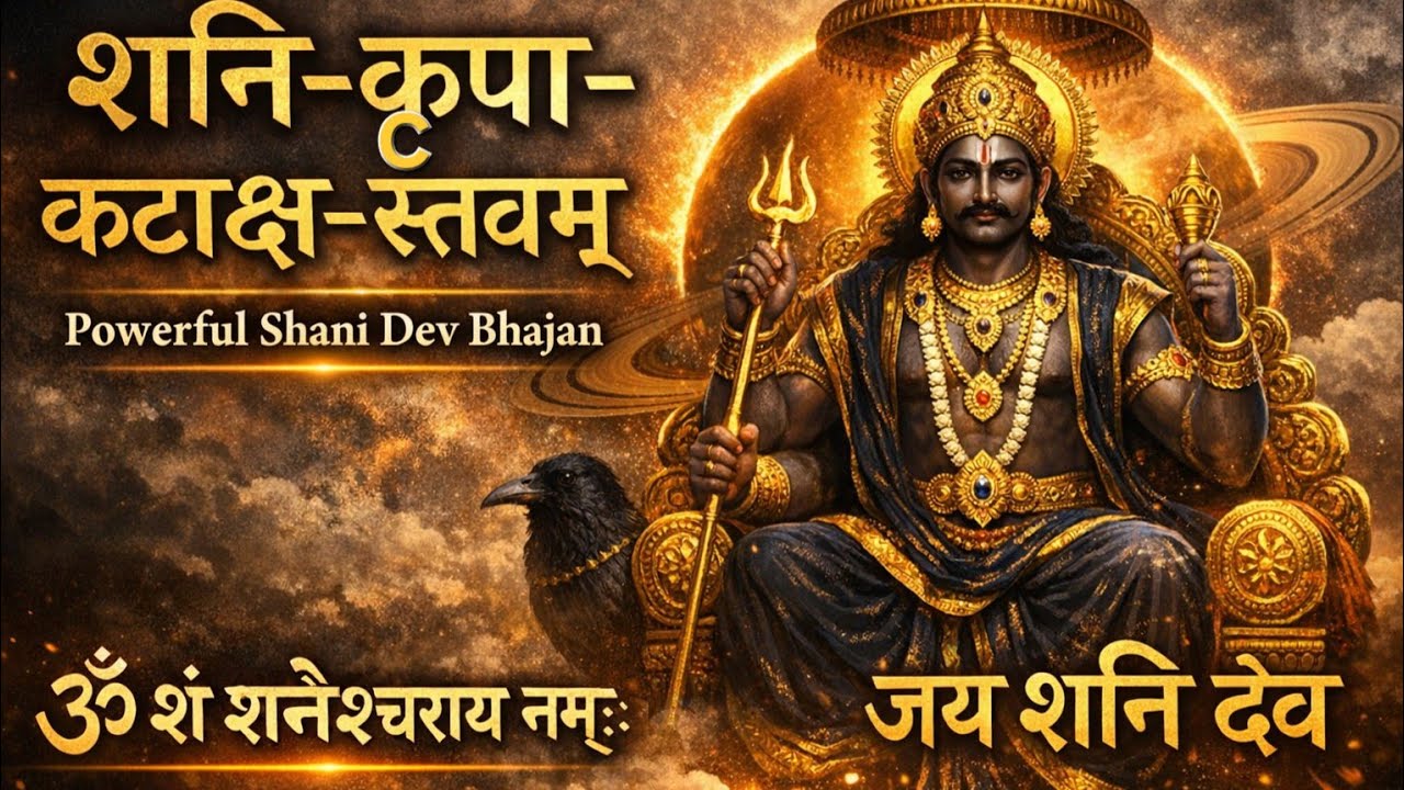 📿 शनि कृपा कटाक्ष स्तोत्रम् , शनिदेवको दिव्य स्तुति,  शनिबार विशेष भजन,