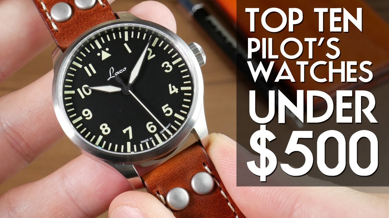 The 10 Best Pilot's Watches under $500 in 2020 - July Watch of the Month  Club - YouTube