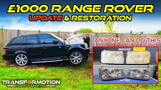 £1000 RANGE ROVER UPDATE & HEADLIGHT RESTORATION