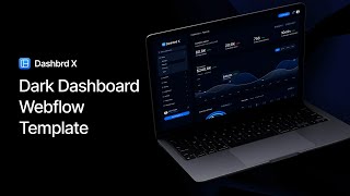 Dashbrd X - Dark Dashboard Webflow Template | BRIX Templates
