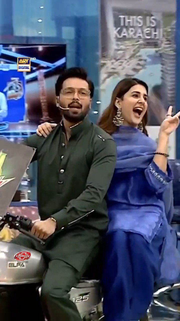 ? #jeetopakistanleague #fahadmustafa #sarfarazahmed #kubrakhan #shorts