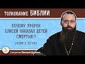 Почему пророк Елисей наказал детей смертью (4 Цар. 2:23-24)?  Священник Валерий Духанин