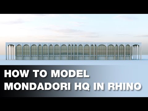 How to Model Mondadori HQ in Rhino