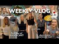 WEEKLY VLOG: first day of my new job, abercrombie workwear haul, hair growth update, errands