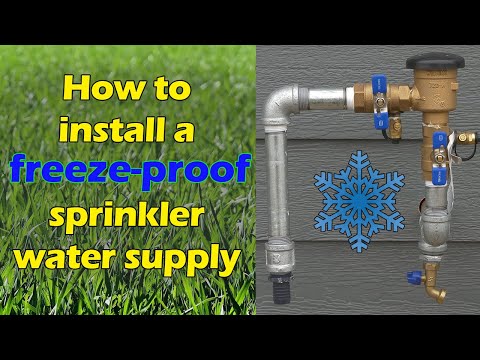 How to Install Freeze Proof Sprinkler Water Supply