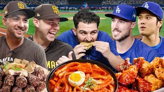 MLB Players Try Korean Baseball Stadium Food for the first time!! image