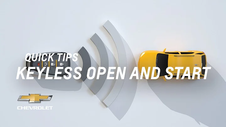 Quick Tips: How To Use Keyless Entry & Push Button Start? | Chevrolet