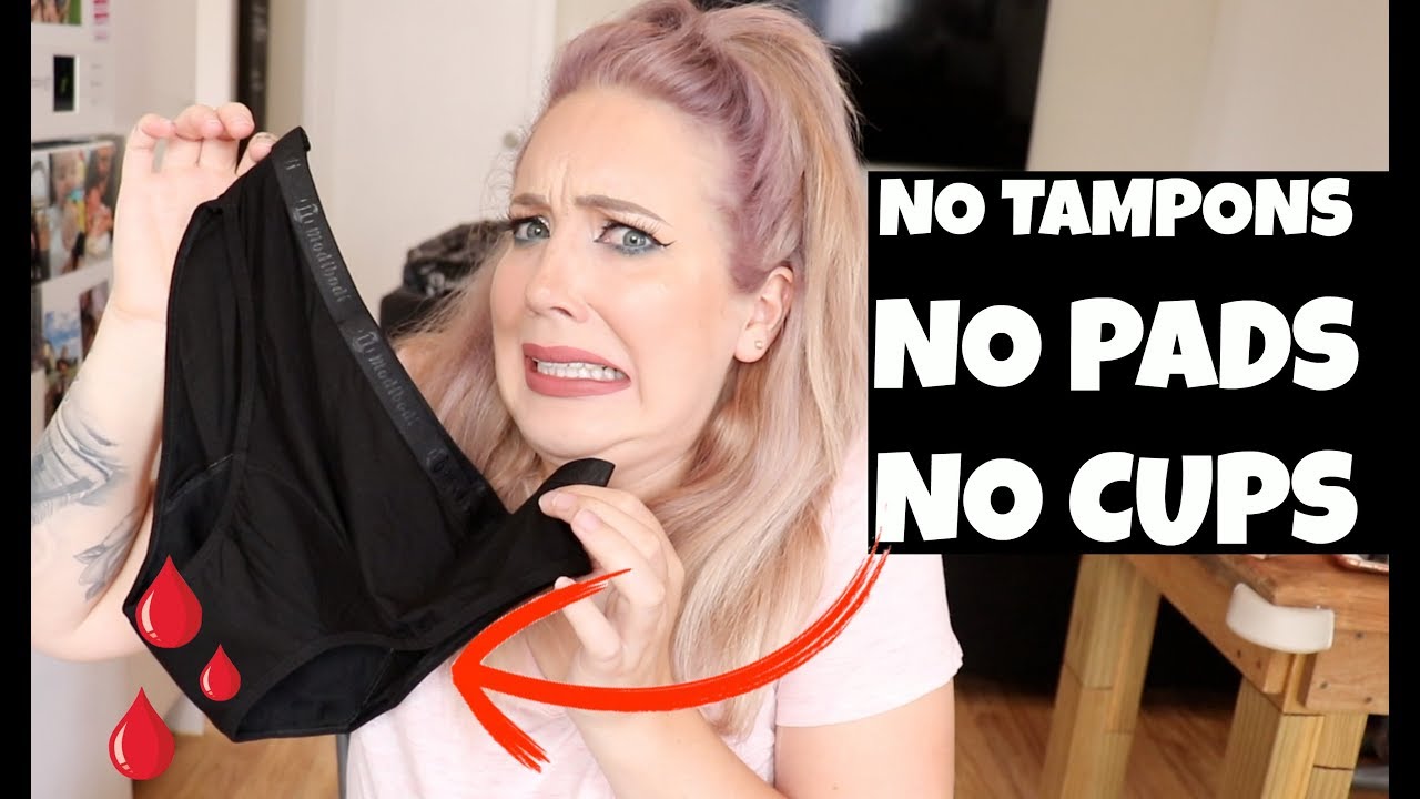 I wore only UNDERWEAR during my Period! 😱 No Pads/Tampons/Cups! ALL DAY  WEAR TEST + Honest Review 