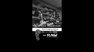 Strike FSA Single Folding Stock Install on the RAW HM1000X Mini Air Rifle