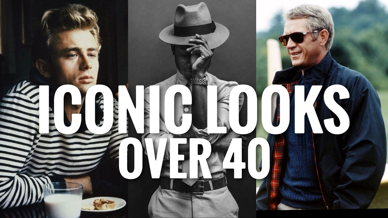 Over 40? The Secret Styles of Iconic Men You Can Copy - YouTube