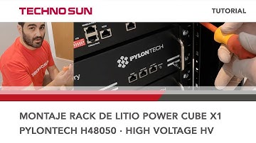 Tutorial - Pylontech Power Cube x1 High Voltage HV Rackmount Installation