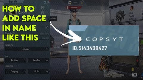 HOW TO ADD SPACE BETWEEN NAME | HOW TO CHANGE NAME WITH SPACE IN BGMI | MALAYALAM |