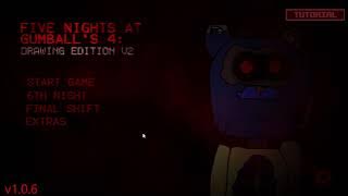 Five Nights At Gumball's Drawing Edition 4 V2 Night 5,6 Gameplay
