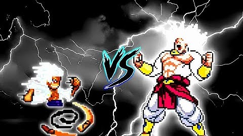 Luffy Sun God V5 OP VS Limit Break Broly SSJ4 V6 OP in Mugen