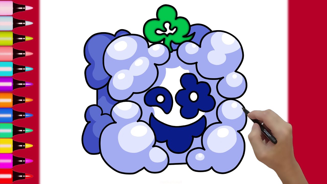 How to Draw Smoke Fruit - Blox Fruit - Roblox