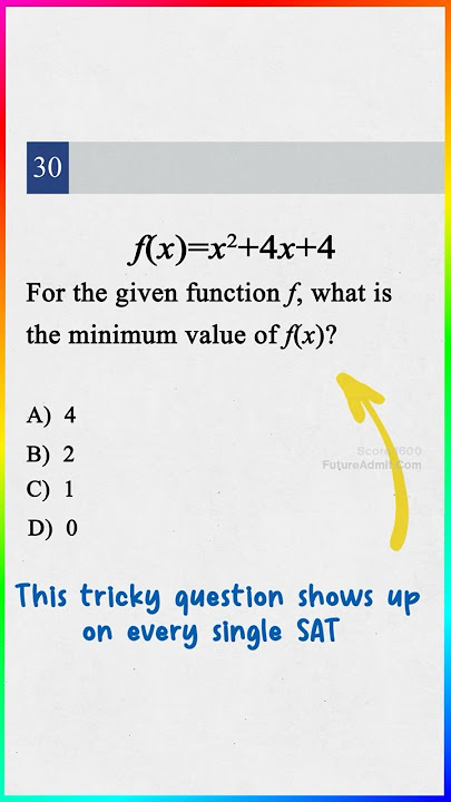 This tricky question shows up on every SAT⏳👀