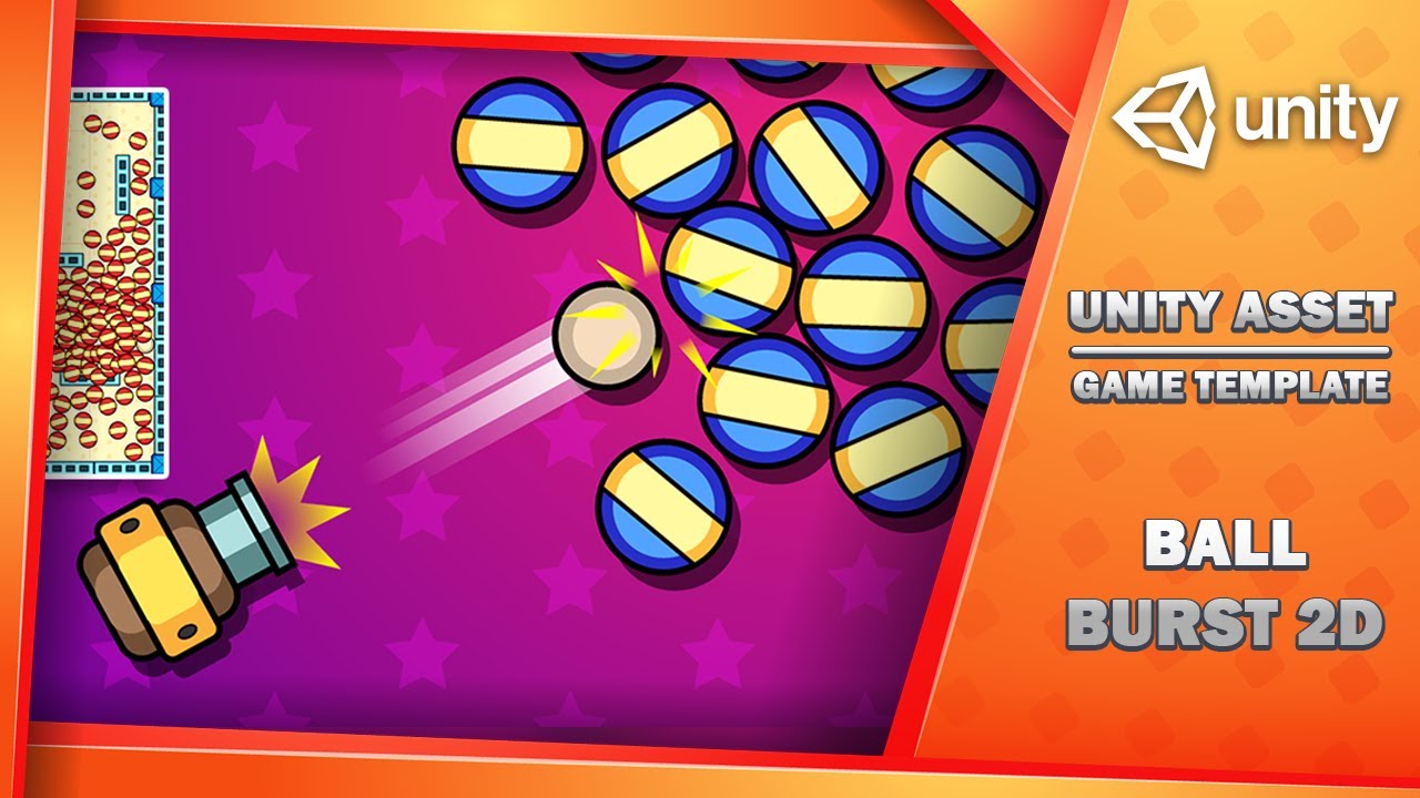 Ball Burst 2D - Free Game Template, video preview 9