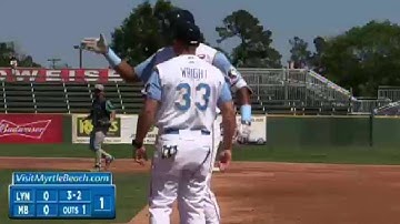 Jimenez pushes home a run for Myrtle Beach