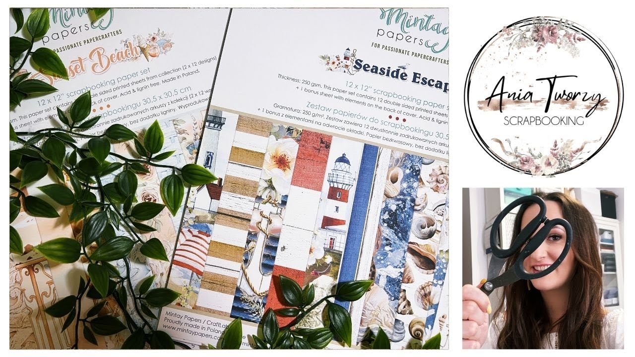 Przegląd nowości wakacyjnych od Mintay Papers - Sunset Beach i Seaside Escape - która lepsza ?! 🙈