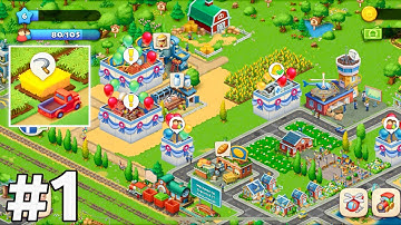 Township - Gameplay Walkthrough Part 1 | Level 1-6 ( Android,ios ) 2024