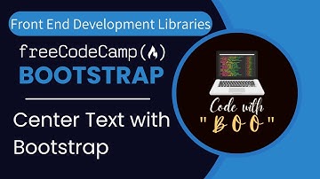 Center Text with Bootstrap | Bootstrap 3 | Front End Development Libraries | @freecodecamp